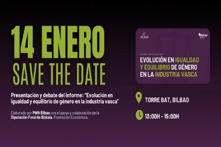 Presentación y debate del informe: “Evolución en igualdad y equilibrio de género en la industria vasca”