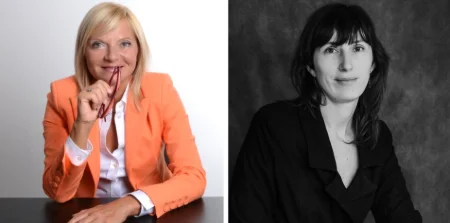 Portraits croisés de Virginie David (mentee) et Lydia Haferburg (mentor)