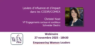 WEN by PWN Paris - Leviers d’influence et d’impact dans les CODIR / COMEX