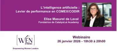 PWN Paris – WEN by PWN Paris - L’intelligence artificielle : Levier de performance en COMEX/CODIR